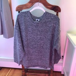 Like new heather charcoal grey sweater size XL